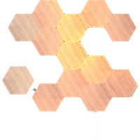 NANOLEAF Elements Hexagons Starter Kit - Vernetzte Innenbeleuchtung (Braun)