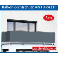 Balkon-Sichtschutz 'Anthrazit Uni'