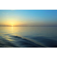 Papermoon Fototapete »Sonnenaufgang vom Bootsdeck«
