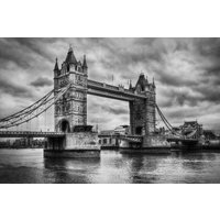 Papermoon Fototapete »Retro Tower Bridge«