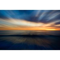 Papermoon Fototapete »Abstrakter Sonnenuntergang«