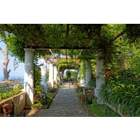 Papermoon Fototapete »Pergola Villa St Michele«