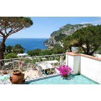 Papermoon Fototapete »Capri Balkon Blick«