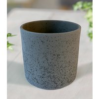Keramik-Übertopf ø 13 cm 'schwarz'