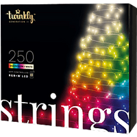 TWINKLY Strings 250 RGB+W LED 5mm - Lichterkette (Schwarz)