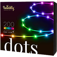 TWINKLY Dots 200 RGB LED 8 MM - LED-Leuchten (Transparent)