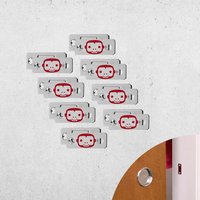 Ruby Monkey Magnets Magnetplättchen für Türen & Schubladen