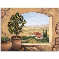 Artland Wandbild »Fenster in der Toskana«