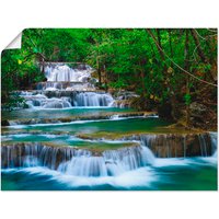 Artland Wandbild »Tiefen Wald Wasserfall«
