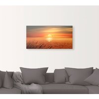 Artland Wandbild »Sonnenuntergang über dem Meer«