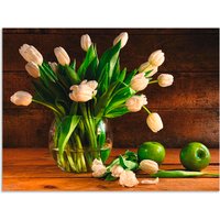Artland Wandbild »Tulpen in Glasvase«